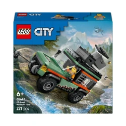 Конструктор LEGO City Off-Road 4x4 Mountain Truck 60447, 221 деталь, от 6 лет