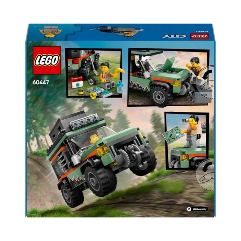 Конструктор LEGO City Off-Road 4x4 Mountain Truck 60447, 221 деталь, от 6 лет