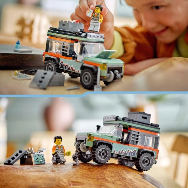 Конструктор LEGO City Off-Road 4x4 Mountain Truck 60447, 221 деталь, от 6 лет