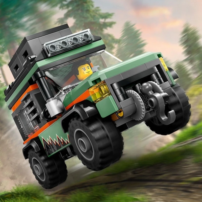 Конструктор LEGO City Off-Road 4x4 Mountain Truck 60447, 221 деталь, от 6 лет