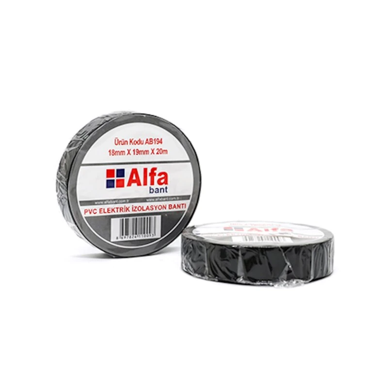 İzolyasiya lenti 20 m x 18 mm, qara (TM.17034)