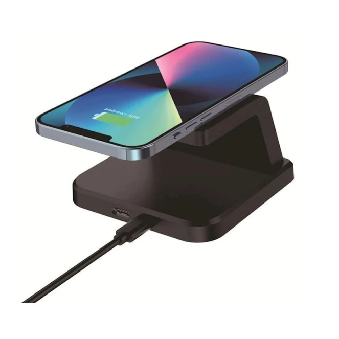 Беспроводное зарядное устройство Sanpyl with LED Clock Display (B0CPD2H82J) Black Беспроводное зарядное устройство Sanpyl with LED Clock Display (B0CPD2H82J) Black