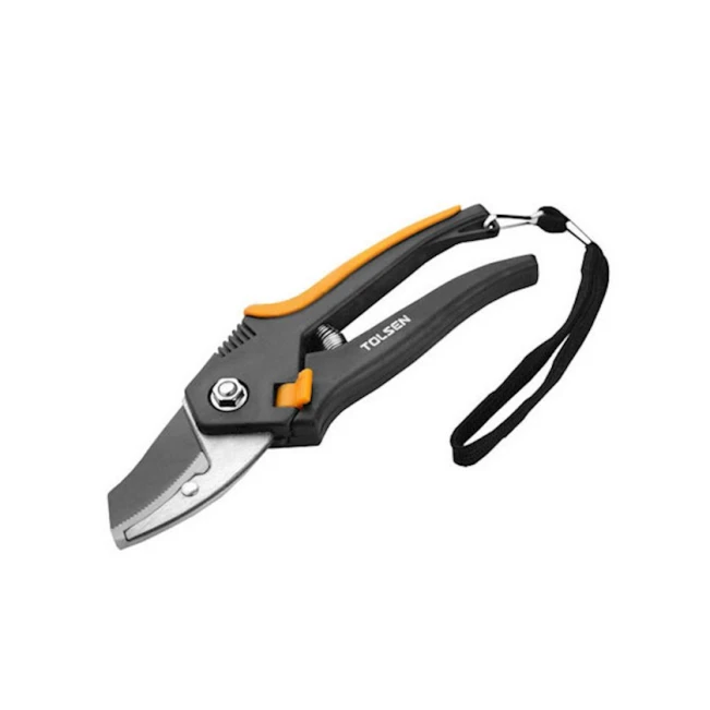 Секатор скошенный Tolsen PP/TPR 200 мм Секатор скошенный Tolsen PP/TPR 200 мм