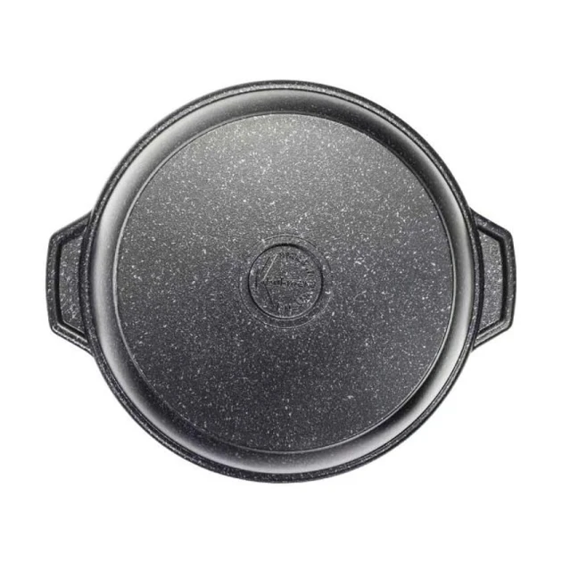 Сковородка-жаровня Kukmara Мраморная jmt32a, с крышкой, алюминий, черная, 26 см, 3 л Сковородка-жаровня Kukmara Мраморная jmt32a, с крышкой, алюминий, черная, 26 см, 3 л