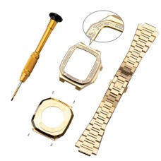Qayış və çexol SW676 Apple Watch Ultra 41mm üçün Gold