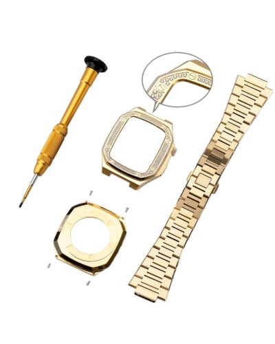 Qayış və çexol SW676 Apple Watch Ultra 41mm üçün Gold