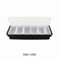 Qida saxlama qabı Plateon0101, plastik, qara