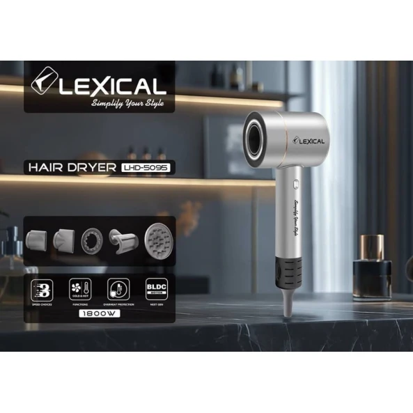 Фен Lexical LHD-5095 Silver