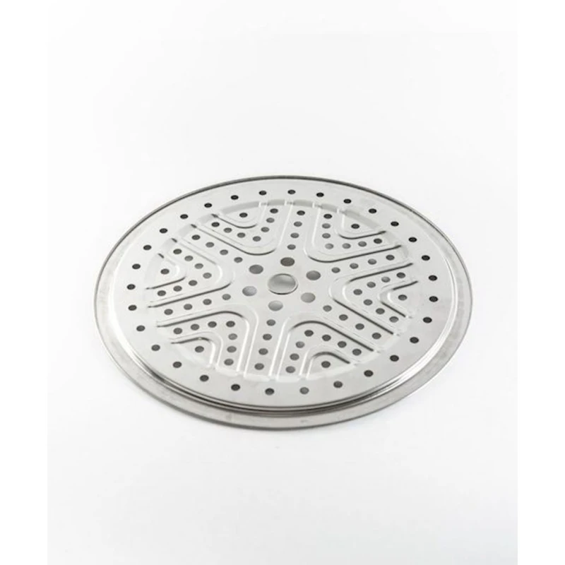 Тарелка для приготовления на пару Hom-me 26 см, нержавеющая сталь, Серебристый Тарелка для приготовления на пару Hom-me 26 см, нержавеющая сталь, Серебристый