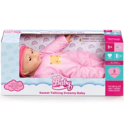 Kukla Be My Baby Sweet Dreams Talking Baby Doll, 2+ yaş