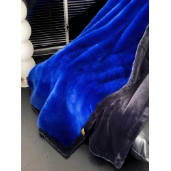 Örtük-şal MiraNova Chinchilla 450, göy, 200x230 sm