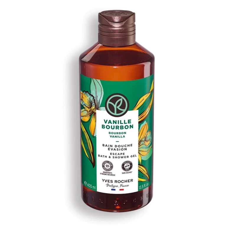 Гель для душа Yves Rocher Бурбонская Ваниль 400 мл