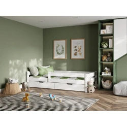 Односпальная кровать Art_tek_yataq(120) 99, ламинат, белая, 85x120x200 см