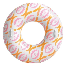 Надувной круг Intex Timeless Life Buoy, винил, 91 см, 9+ лет