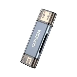 Переходник Kakusiga KSC-902 USB/Type-C to SD/MicroSD