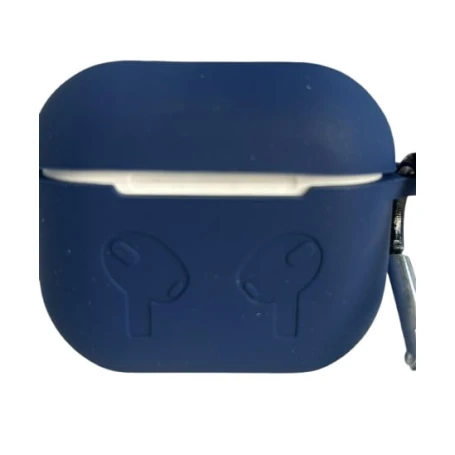 Чехол для наушников Airpods 3 Min Alo Aks, силиконовый, синий