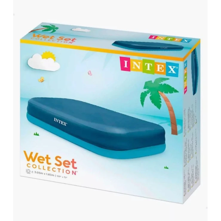 Тент для надувного бассейна Intex X281995412, 3.05x1.83 м, синий Тент для надувного бассейна Intex X281995412, 3.05x1.83 м, синий