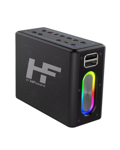 Portativ dinamik HiFuture MusicBox Dual Wireless Microphones Black