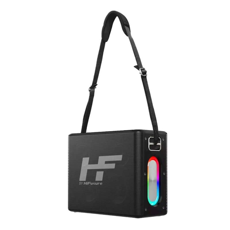 Портативная колонка HiFuture MusicBox Dual Wireless Microphones Black