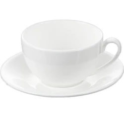 Чайный сервиз Wilmax 250 мл, фарфор, белый