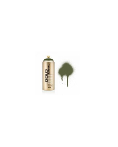 Akril sprey boya Montana Gold, Classic Color, CL6340 Olive Green, 400 ml