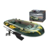 Надувная лодка Intex 68351 Seahawk 4, 351х145х48 см, алюминиевые вёсла 137 см, до 480 кг Надувная лодка Intex 68351 Seahawk 4, 351х145х48 см, алюминиевые вёсла 137 см, до 480 кг