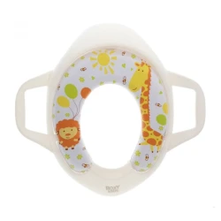 Адаптер для унитаза Roxy Kids Africa RTS-622-14W, с ручками, белый Адаптер для унитаза Roxy Kids Africa RTS-622-14W, с ручками, белый