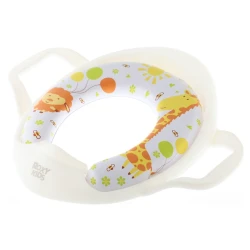Адаптер для унитаза Roxy Kids Africa RTS-622-14W, с ручками, белый Адаптер для унитаза Roxy Kids Africa RTS-622-14W, с ручками, белый