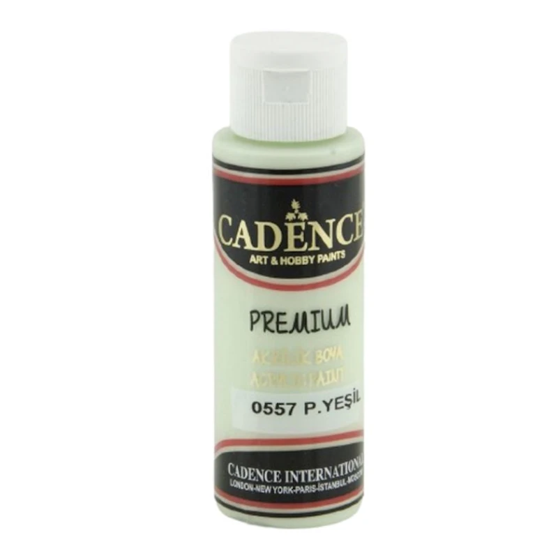 Декоративная акриловая краска Cadence Premium Acrylic Paint 0557 Pastel Green, пастельно-зеленый, 70 мл Декоративная акриловая краска Cadence Premium Acrylic Paint 0557 Pastel Green, пастельно-зеленый, 70 мл