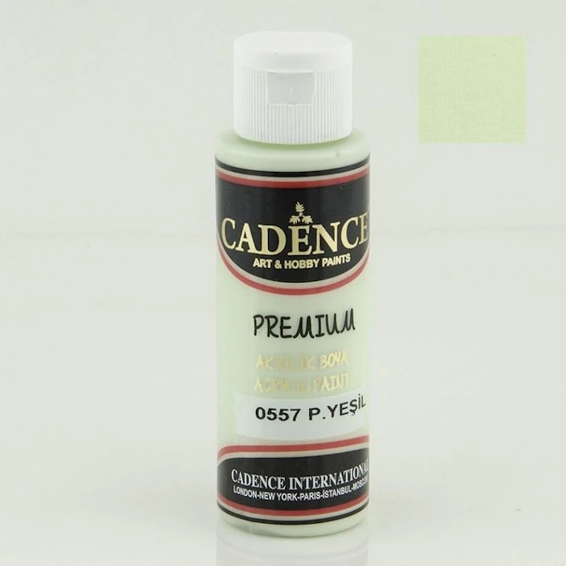 Декоративная акриловая краска Cadence Premium Acrylic Paint 0557 Pastel Green, пастельно-зеленый, 70 мл Декоративная акриловая краска Cadence Premium Acrylic Paint 0557 Pastel Green, пастельно-зеленый, 70 мл