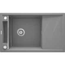 Mətbəx çanağı Deante Magnetic ZRM_S113, qranit, boz, 82x50x21.9 sm