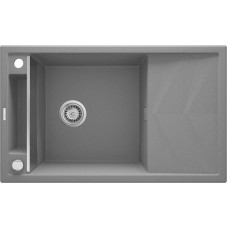 Mətbəx çanağı Deante Magnetic ZRM_S113, qranit, boz, 82x50x21.9 sm