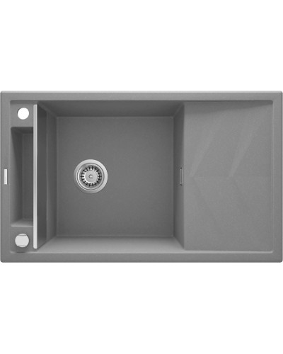 Mətbəx çanağı Deante Magnetic ZRM_S113, qranit, boz, 82x50x21.9 sm