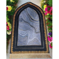 Коврик для намаза 5102024, серо/черный