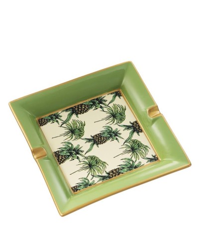 Külqabı Eichholtz 112537 Ashtray Pineapple 24.5x24.5x4 sm,çini