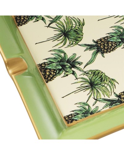 Külqabı Eichholtz 112537 Ashtray Pineapple 24.5x24.5x4 sm,çini