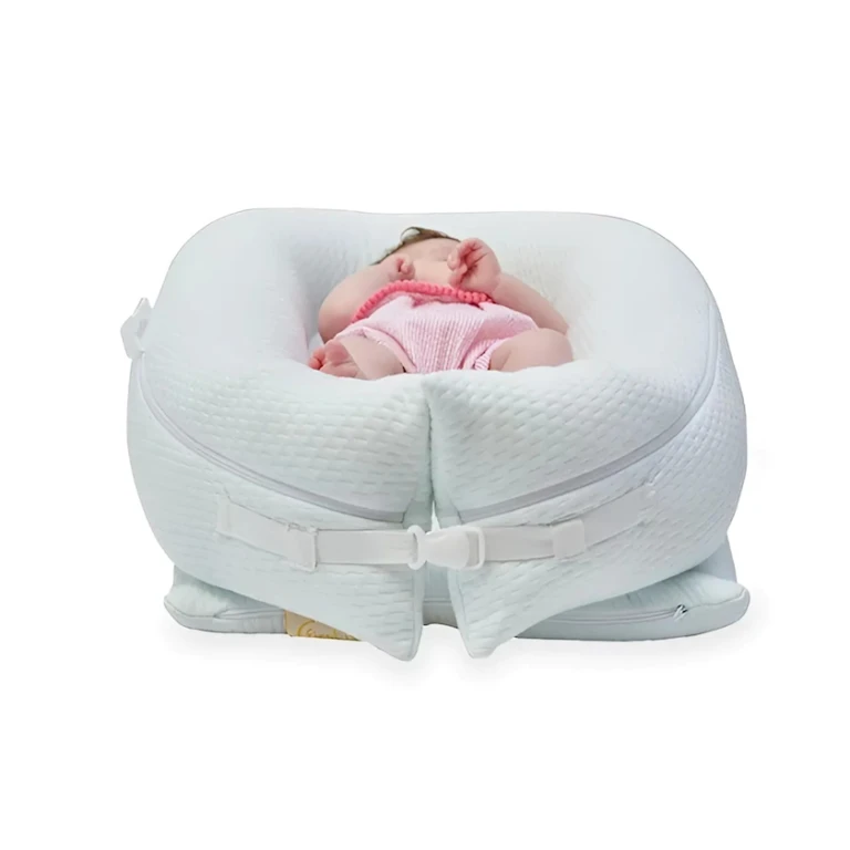 Кокон-гнездышко Yataş First Dream, 48x72 см, белое Кокон-гнездышко Yataş First Dream, 48x72 см, белое