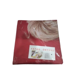 Örtük YO-TT-003, 200x220, ikinəfərlik, qırmızı