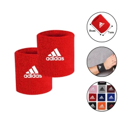 Bilək üçün sarğı Colosseum Adidas 1733 pambıq/neylon, 7x8 sm, qırmızı