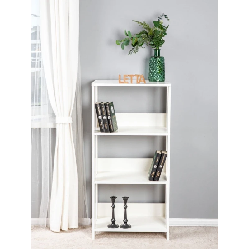 Stellaj Letta Ultra Lite, ağ, LDSP, 115x45x22 sm