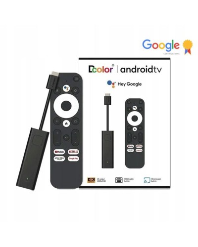 TV qoşma Dcolor Google Certified 4K Android TV Stick B0B369D7F212