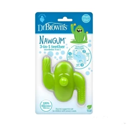 Прорезыватель Dr.Brown's Nawgum, Зеленый Прорезыватель Dr.Brown's Nawgum, Зеленый