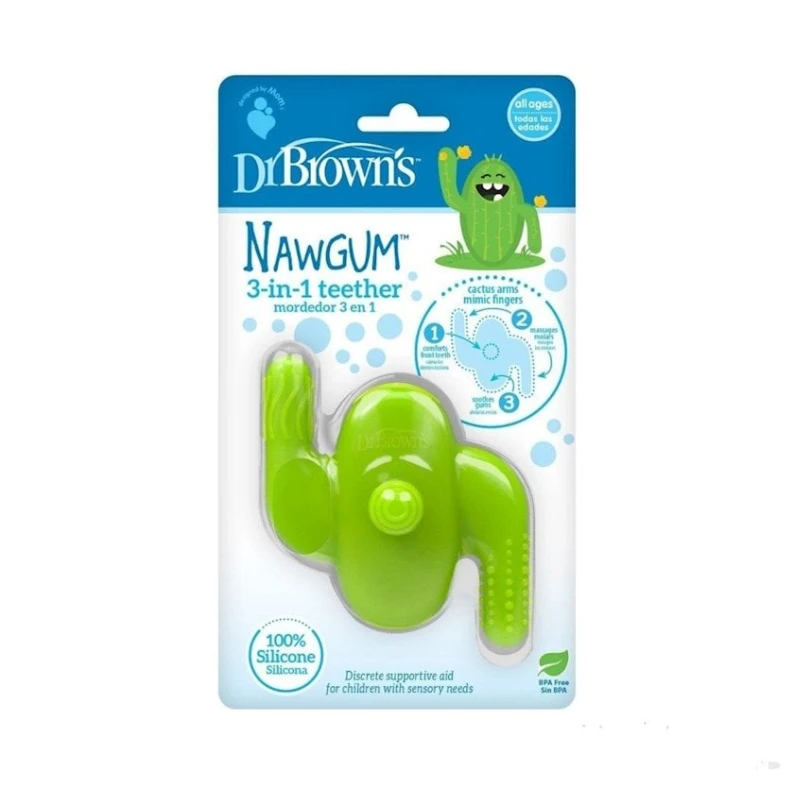 Прорезыватель Dr.Brown's Nawgum, Зеленый