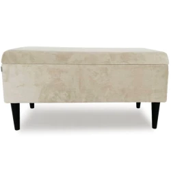 Пуфик 87, ткань, бежевый, 40x35x80 см