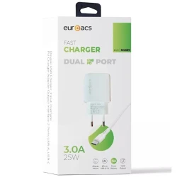 Сетевое зарядное устройство Euroacs ECH MG587 QC C 25 W