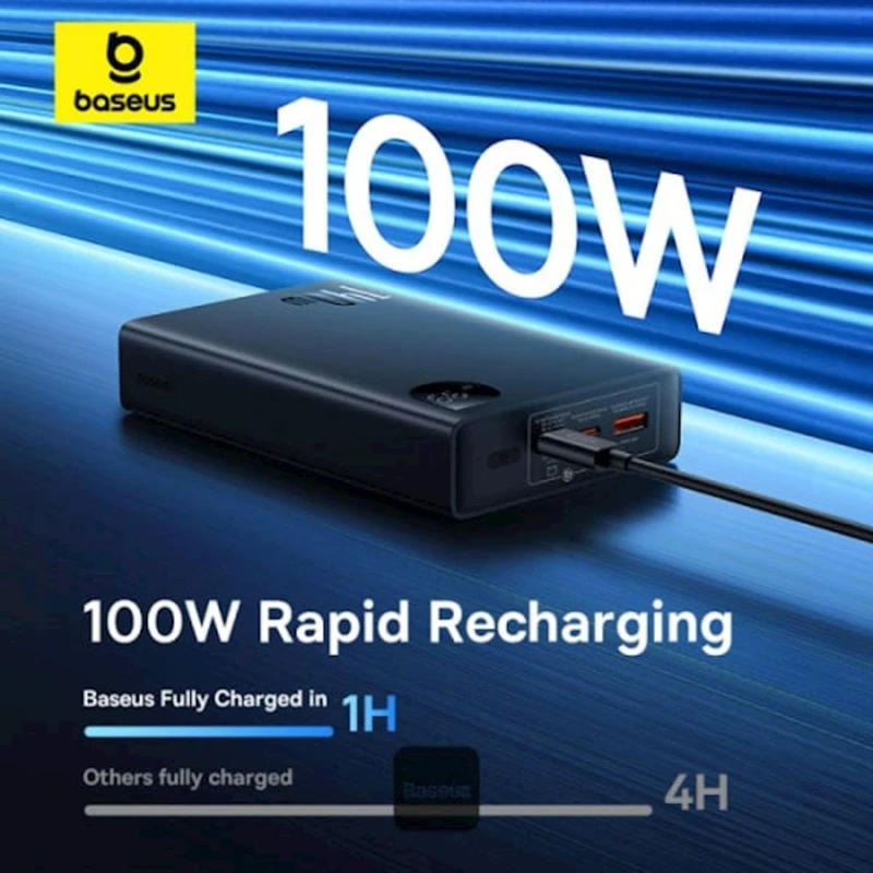 Внешний аккумулятор Baseus Adaman 24000 mAh 140W Black
