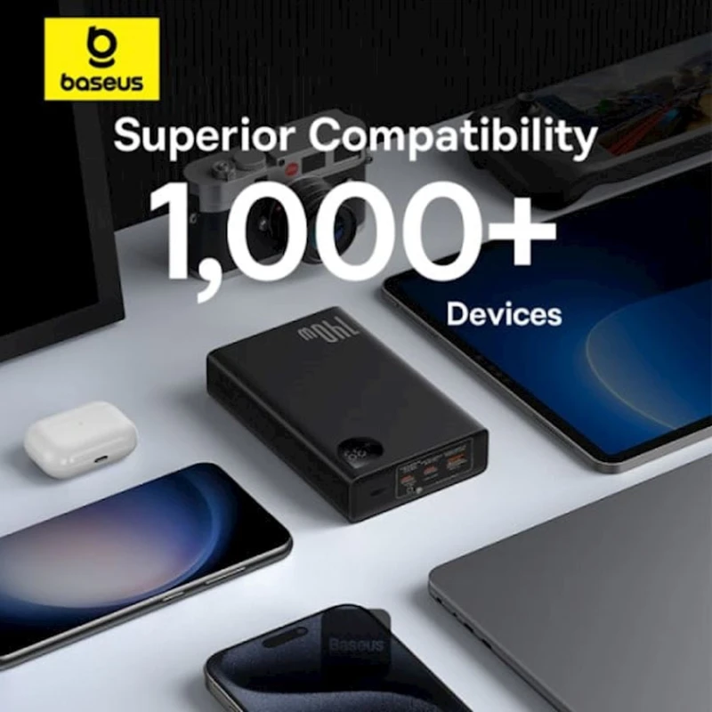 Внешний аккумулятор Baseus Adaman 24000 mAh 140W Black