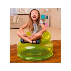 Надувное кресло Intex Junior Fun Chair 48509G, зеленый, 66x42 см Надувное кресло Intex Junior Fun Chair 48509G, зеленый, 66x42 см