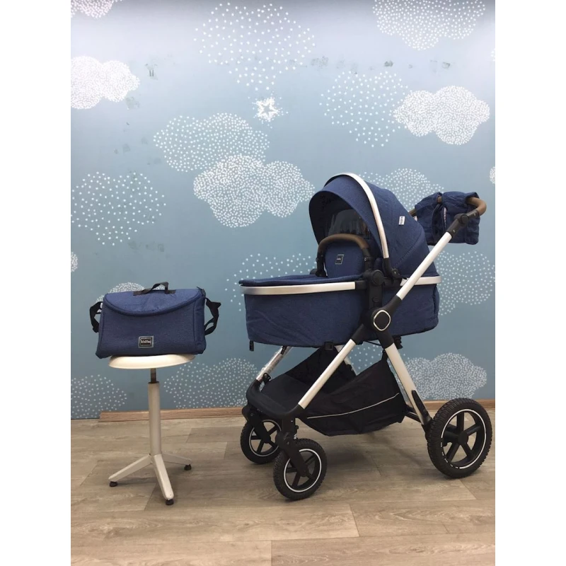 Детская коляска Kidilo A148, синяя