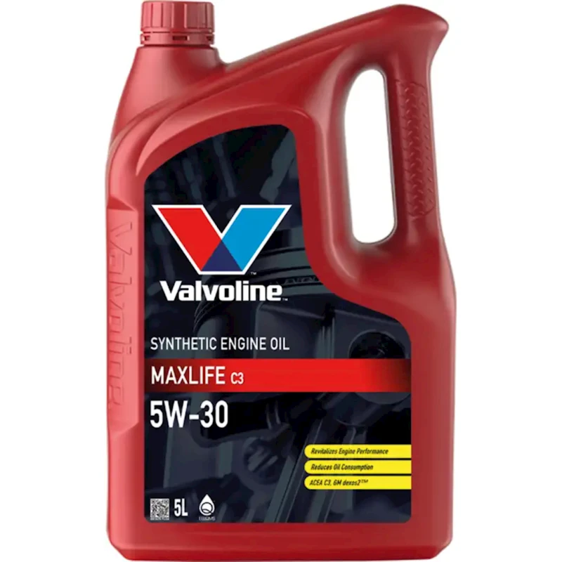 Моторное масло Valvoline MaxLife C3 5W-30, 5 л Моторное масло Valvoline MaxLife C3 5W-30, 5 л